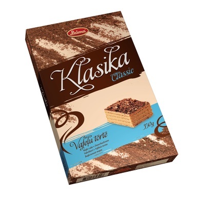 LAIMA Vahvlitort Klassika 350g